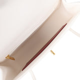 Chanel Small Preppy Coco Flap Bag White Shiny Caviar Brushed Gold Hardware - Thumbnail View 10