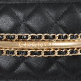 Chanel Small Top Handle Vanity Case Black Caviar Antique Gold Hardware - Thumbnail View 9