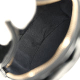 Chanel Camellia Round Clutch with Chain Black Patent Aged Calfskin Brushed Gold Hardware - Thumbnail View 9