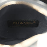 Chanel Camellia Round Clutch with Chain Black Patent Aged Calfskin Brushed Gold Hardware - Thumbnail View 10