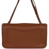 Chanel Maxi "Souplissimo" Small Flap Bag Camel Grained Calfskin Silver Hardware - Thumbnail View 4