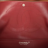 Chanel Maxi "Souplissimo" Small Flap Bag Camel Grained Calfskin Silver Hardware - Thumbnail View 11