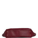 Chanel Maxi Coco Shopping Bag Burgundy Shiny Calfskin Antique Gold Hardware - Thumbnail View 6