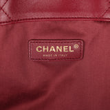 Chanel Maxi Coco Shopping Bag Burgundy Shiny Calfskin Antique Gold Hardware - Thumbnail View 8