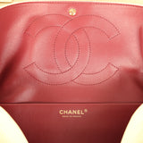 Chanel Maxi "Souplissimo" Small Flap Bag Light Beige Grained Calfskin Gold Hardware - Thumbnail View 9