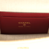 Chanel "Supple" Top Handle Long Vanity Case with Chain White Grained Calfskin Gold Hardware - Thumbnail View 10