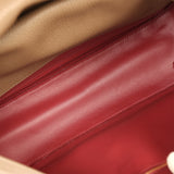 Chanel Maxi "Souplissimo" Small Flap Bag Dark Khaki Grained Calfskin Gold Hardware - Thumbnail View 9