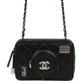 Chanel Coco Click Camera Bag Black Lambskin Light Gold Hardware - Thumbnail View 1