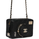 Chanel Coco Click Camera Bag Black Lambskin Light Gold Hardware - Thumbnail View 2