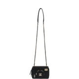 Chanel Coco Click Camera Bag Black Lambskin Light Gold Hardware - Thumbnail View 7