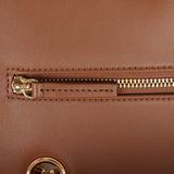 Chanel Maxi "Souplissimo" Small Flap Bag Brown Shearling Lambskin Gold Hardware - Thumbnail View 8