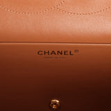 Chanel Maxi "Souplissimo" Small Flap Bag Brown Shearling Lambskin Gold Hardware - Thumbnail View 9