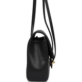 Chanel Small Preppy Coco Flap Bag Black Shiny Caviar Brushed Gold Hardware - Thumbnail View 3