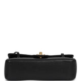 Chanel Small Preppy Coco Flap Bag Black Shiny Caviar Brushed Gold Hardware - Thumbnail View 6