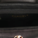 Chanel Small Kelly Shopper Black Velvet Crystal Light Gold Hardware - Thumbnail View 8