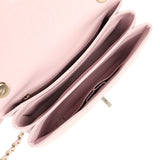 Chanel Medium Trendy CC Top Handle Flap Light Pink Lambskin Light Gold Hardware - Thumbnail View 9