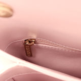 Chanel Medium Trendy CC Top Handle Flap Light Pink Lambskin Light Gold Hardware - Thumbnail View 13