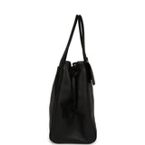 Chanel XXL "It Girl" Shopping Tote Black Calfskin Gold Hardware - Thumbnail View 3