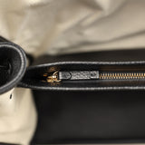 Chanel XXL "It Girl" Shopping Tote Black Calfskin Gold Hardware - Thumbnail View 7