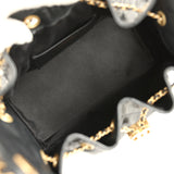 Pre-owned Chanel Mini 25 Hobo Bag Black Caviar Antique Gold Hardware - Thumbnail View 8