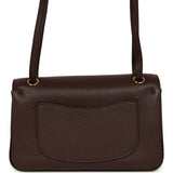 Chanel Mini "Souplissimo" Flap Bag Dark Brown Grained Calfskin Gold Hardware - Thumbnail View 4
