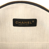 Chanel Round Top Handle Hobo Bag Black Grained Calfskin Gold Hardware - Thumbnail View 8