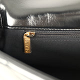Chanel Medium 19 Flap Bag Black Shiny Crumpled Calfskin Mixed Metal Hardware - Thumbnail View 9