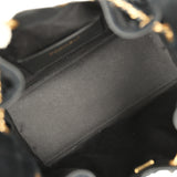 Pre-owned Chanel Small 25 Hobo Bag Black Suede Antique Gold Hardware - Thumbnail View 8