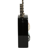 Chanel Makeup Palette Minaudiere Clutch with Chain Black, Multicolor Plexiglass, Strass, Light Gold Hardware - Thumbnail View 3