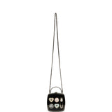 Chanel Makeup Palette Minaudiere Clutch with Chain Black, Multicolor Plexiglass, Strass, Light Gold Hardware - Thumbnail View 7