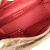Chanel Paris-Bombay Shiva Bowling Bag Khaki Shiny Aged Crumpled Calfskin Antique Gold Hardware - Thumbnail View 8