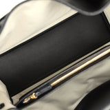Chanel XXL "It Girl" Shopping Tote Black Calfskin Gold Hardware - Thumbnail View 8