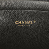 Chanel XXL "It Girl" Shopping Tote Black Calfskin Gold Hardware - Thumbnail View 9