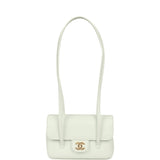 Chanel Mini Preppy Coco Clutch with Straps Light Blue Shiny Caviar Brushed Gold Hardware - Thumbnail View 7