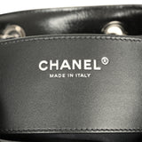 Chanel Medium 25 Hobo Bag Black Shiny Crumpled Calfskin Mixed Silver Hardware - Thumbnail View 10