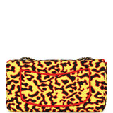 Chanel Maxi "Magma" Flap Bag Yellow, Red, Black Mixed Fibers Gold Hardware - Thumbnail View 4