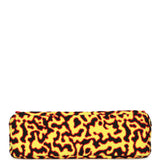 Chanel Maxi "Magma" Flap Bag Yellow, Red, Black Mixed Fibers Gold Hardware - Thumbnail View 6