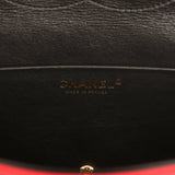 Chanel Maxi "Magma" Flap Bag Yellow, Red, Black Mixed Fibers Gold Hardware - Thumbnail View 10
