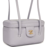 Chanel Preppy Coco Long Vanity with Straps Light Purple Shiny Caviar Brushed Gold Hardware - Thumbnail View 2