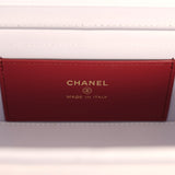 Chanel Preppy Coco Long Vanity with Straps Light Purple Shiny Caviar Brushed Gold Hardware - Thumbnail View 10