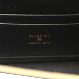 Chanel Large East West Top Handle Long Vanity Case with Chain Black Embossed Croc Calfskin Gold Hardware - Thumbnail View 9