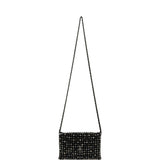 Chanel Medium Beaded Evening Bag Strass, Pearl, Black Leather Ruthenium Hardware - Thumbnail View 7