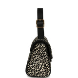 Chanel "Dalmatian Print" Top Handle Flap Bag Black, White Pony Hair, Black Calfskin Gold Hardware - Thumbnail View 3