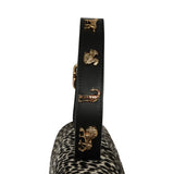 Chanel "Dalmatian Print" Top Handle Flap Bag Black, White Pony Hair, Black Calfskin Gold Hardware - Thumbnail View 6