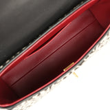 Chanel "Dalmatian Print" Top Handle Flap Bag Black, White Pony Hair, Black Calfskin Gold Hardware - Thumbnail View 8