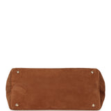Chanel Large Bowling Bag Camel Suede Gold Hardware - Thumbnail View 6