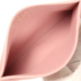 Chanel CC Card Holder Wallet Pink Croc Embossed Calfskin Gold Hardware - Thumbnail View 8