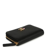 Chanel "Lucky Park" Coin Wallet Black Goatskin Gold Hardware - Thumbnail View 4