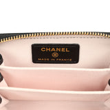 Chanel "Lucky Park" Coin Wallet Black Goatskin Gold Hardware - Thumbnail View 8