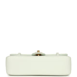 Chanel Small Preppy Coco Flap Bag Light Blue Shiny Caviar Brushed Gold Hardware - Thumbnail View 6